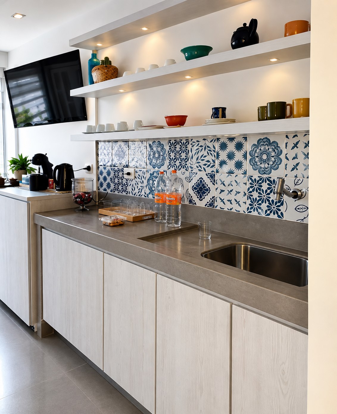 Reforma de cozinha com acabamentos finos